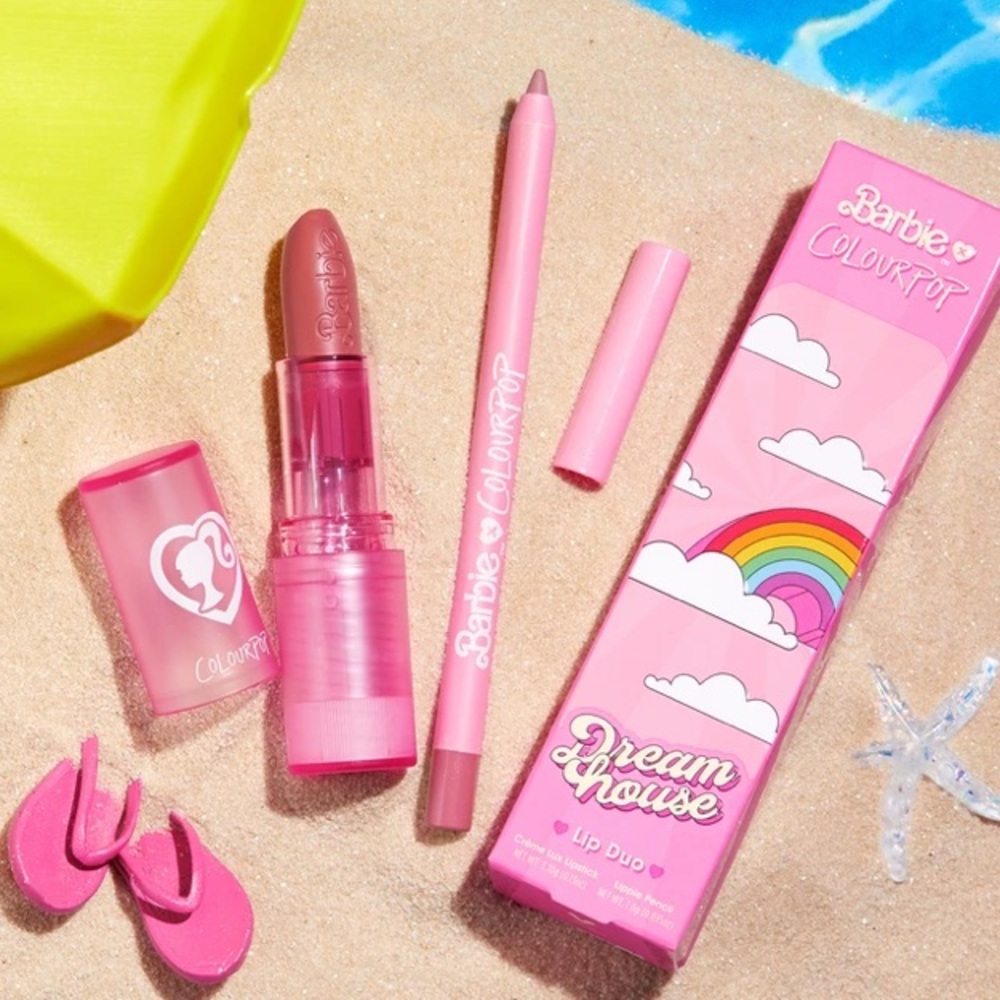 ColourPop Barbie lipstick kit in dream house.